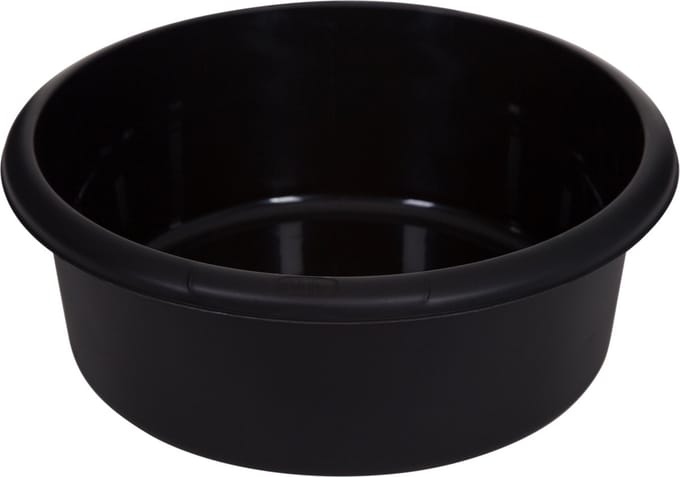 Whitefurze Afwasteil/afwasbak - 8 liter - zwart - 34 x 34 x 13 cm