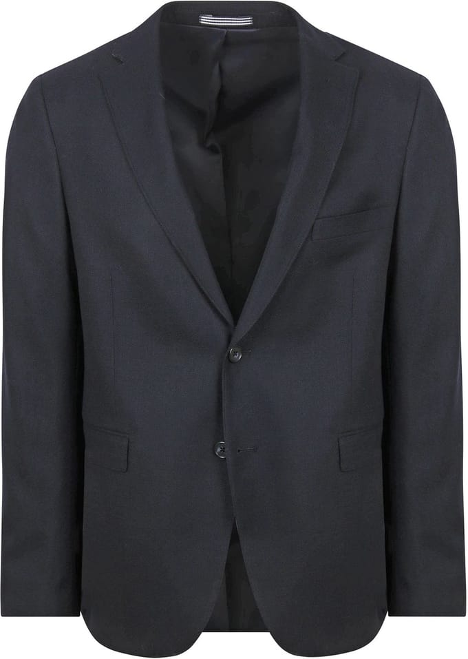 Suitable Classic Colbert Wol Blend Donkerblauw (navy) - Maat 52 - Heren blazer