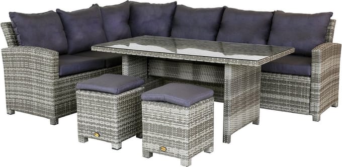 Dining Hoekset Palermo Sicilian Grey Oosterik Home
