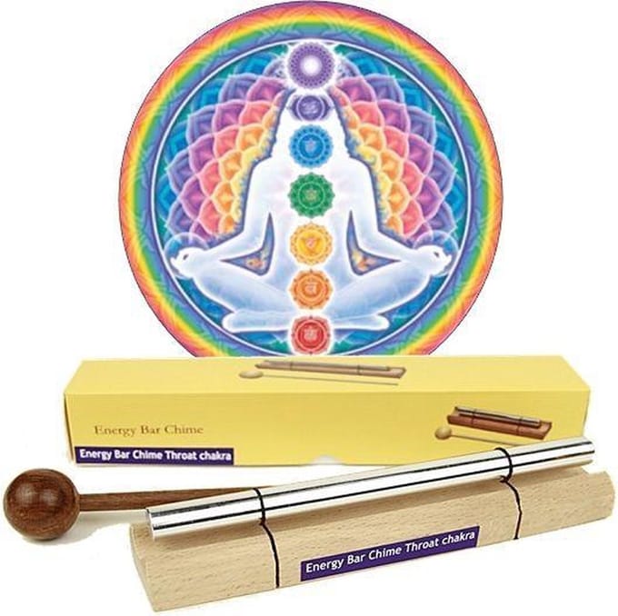 Klankstaaf Chakra Healing 5e chakra-toon - 12.9 cm