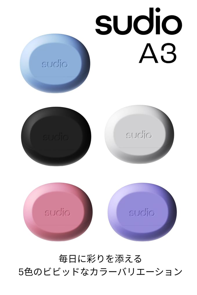 SUDIO A3 Draadloze Oordopjes met Microfoon Compatibel met iOS en Android (Inktzwart) Oordopjes (Bluetooth 5.4 / / / Waterdicht) Type-C