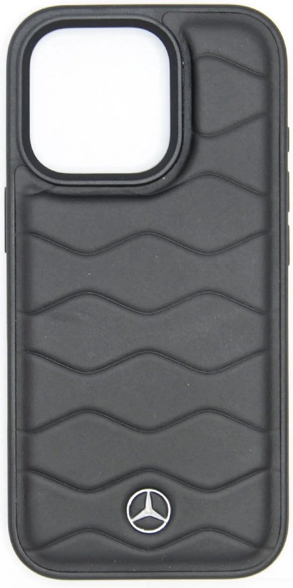 Mercedes-Benz-iPhone 16 Pro-Backcover hoesje-Waves-Zwart