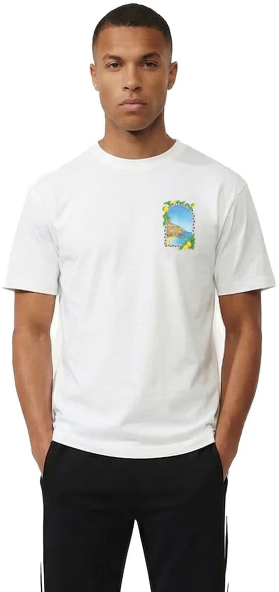 Malelions amalfi window t-shirt in de kleur wit.