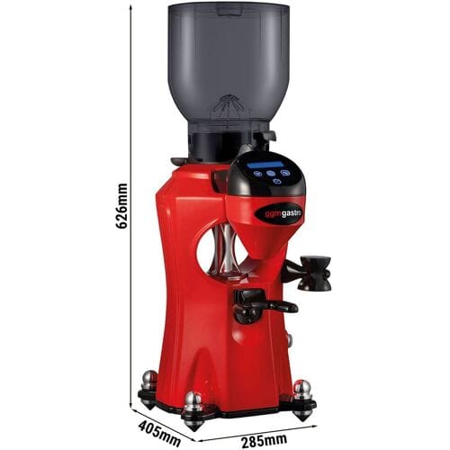 GGM Gastro Kaffeemühle - 2kg - 45dB - Mit automatischer Dosierung - Rot Rood