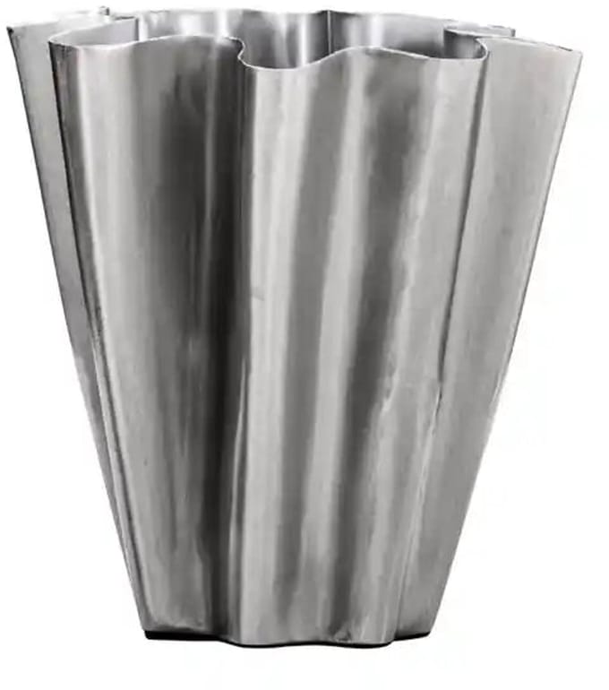 House Doctor Vaas Flood Geborsteld zilver 13cm