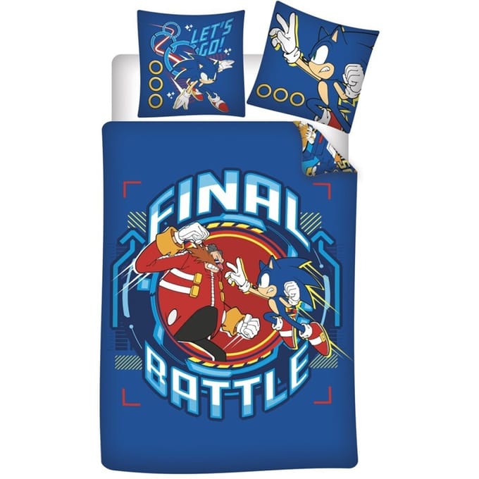 Sonic Dekbedovertrek Final Battle 140 x 200 cm