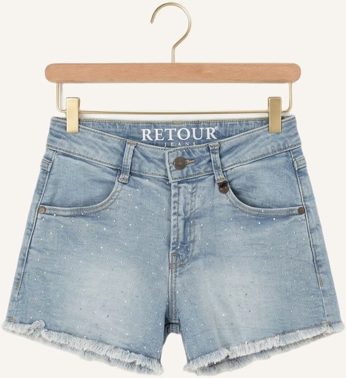 Retour Coco Jeans Meisjes - Broek - Lichtblauw - Maat 140
