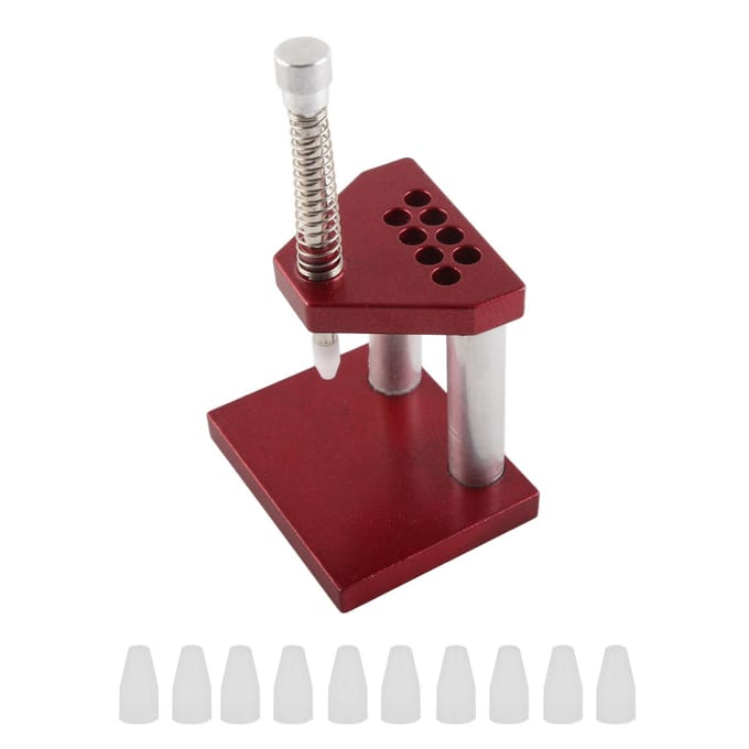 Horlogewijzerpers Zetgereedschap Reparatiegereedschap Handnaaldpers Reparatiegereedschap voor Horlogemakers brown