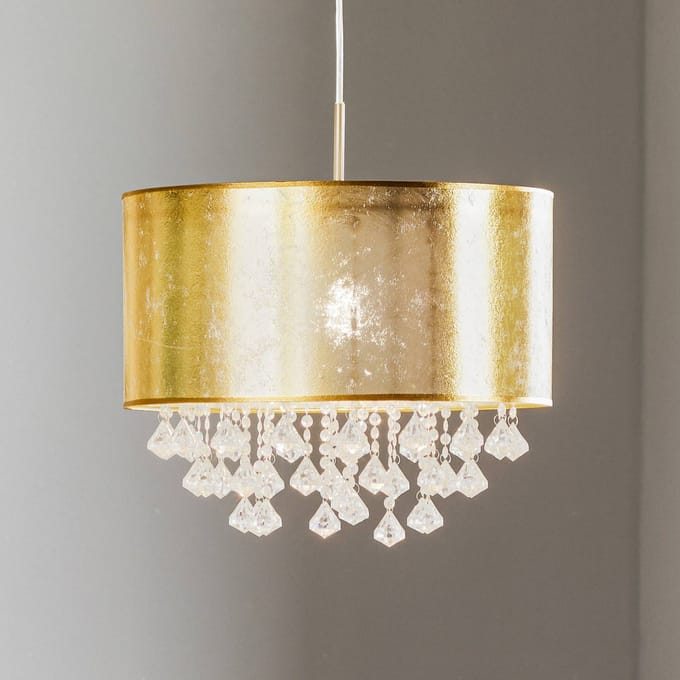 Hanglamp - goud - Amy - metaal - Ø 40cm - E27 - 15187H3 - Globo
