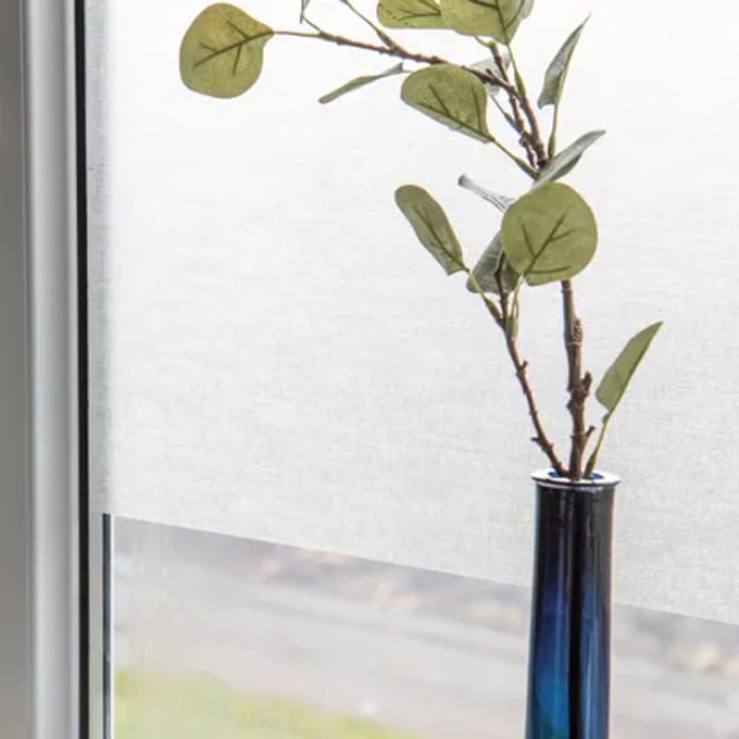 Transform Statische Raamfolie - Linnenlook Transparant - 90 X 150 Cm