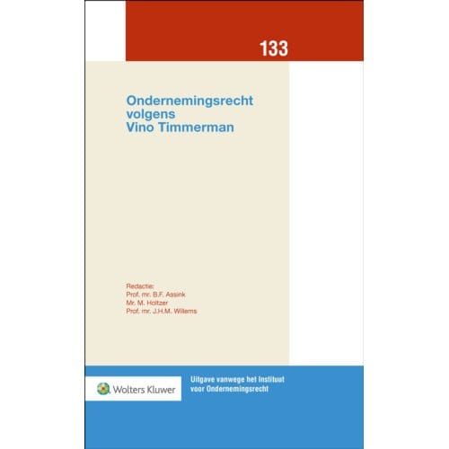 Ondernemingsrecht Volgens Vino Timmerman - B.F. Assink
