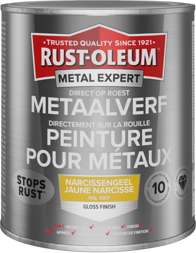 Rust-Oleum Metal Expert Direct Op Roest Metaal Verf 750ml - RAL 1007
