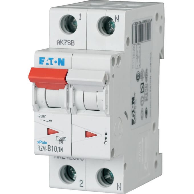 Eaton Plzm-c10/1n-mw - miniature circuit breaker mcb