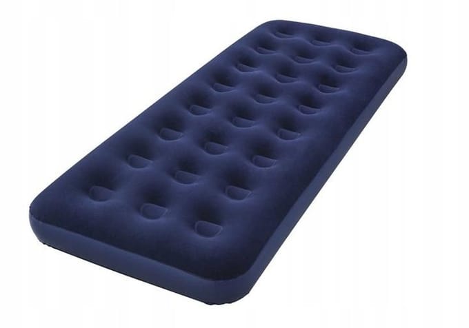 Bestway Luchtbed Flocked 22 cm Junior Twin - 1 persoons - camping - 6941607343876