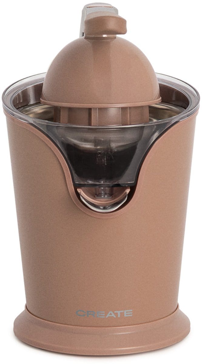 CREATE - Elektrische citruspers met hefboom 100W - Mokka - JUICER PRESS