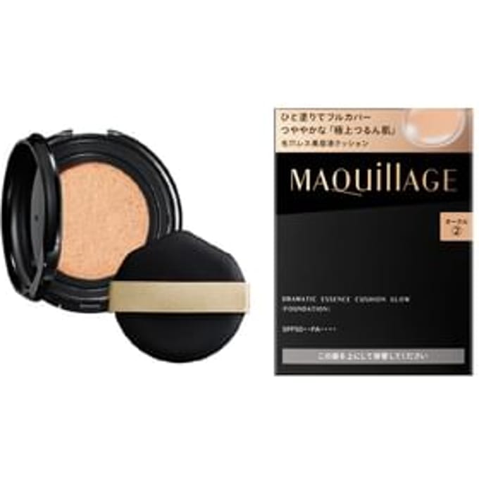 Shiseido - Maquillage Dramatic Essence Cushion Glow SPF 50+ PA++++ 2 Ochre - 13g Refill