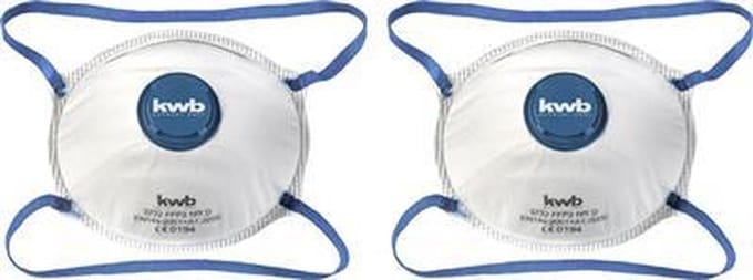 KWB Stofmask,Met Uitademventiel Zb