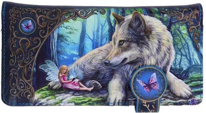 Nemesis Now Dames portemonnee Fairy Stories - Elfje en Wolf - Lisa Parker - Multicolours