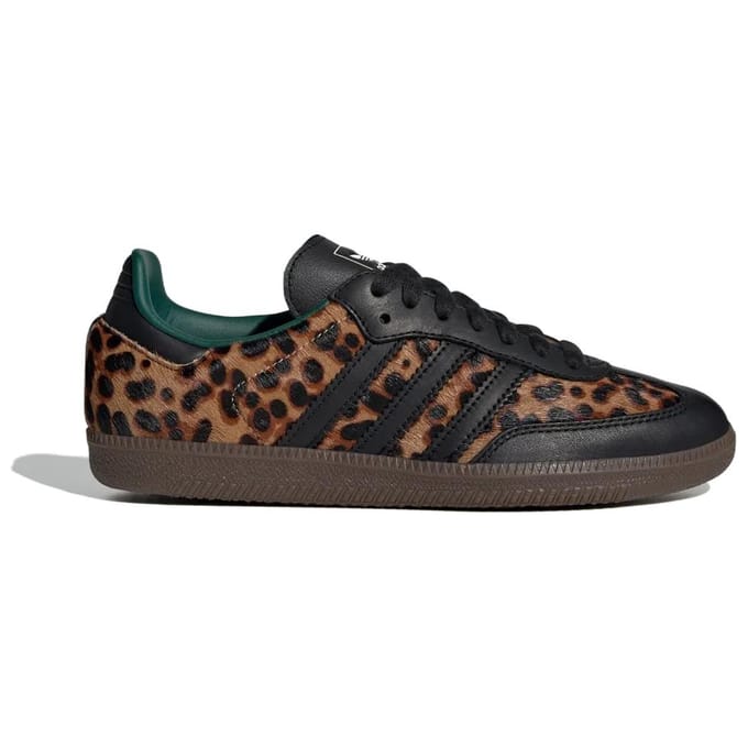 adidas Samba OG Cheetah Pack - Collegiate Green Dames Sneakers Bruin Core-Black Crème-Wit JI2735 36⅔ black