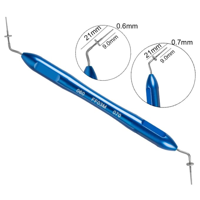 1 Stuks Tandheelkundig Laboratorium Sybronendo Endo Buchanan Hand Plugger Tips voor Tandheelkundige Obturatie Vulling Medisch Gebruik blue