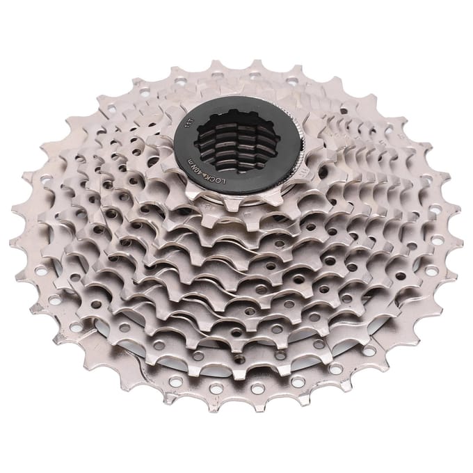 Roue Libre Vélo 11‑32T 10 Vitesses Cassette Pignon Accessoire de Remplacement Vélo Argent gray
