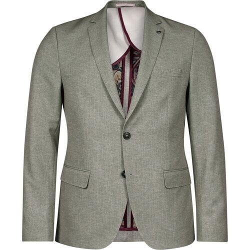Giordano Colbert Robert Half Lined Herringbone Pattern Groen / male