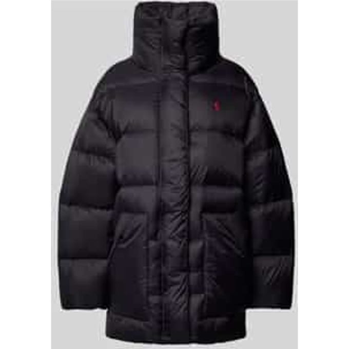 Regular fit donsjack met logo-stitching