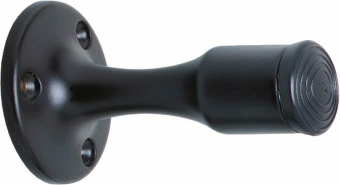 Intersteel Deurstop recht model mat zwart