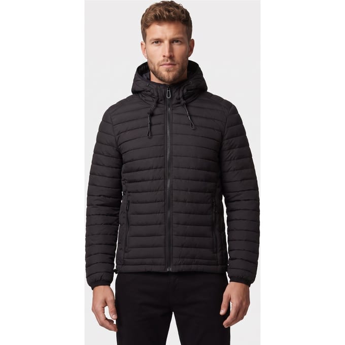 No Excess Jacket Hooded Short Fit Padded Black Maat: S | Winterjassen Outlet | Heren | Zwart