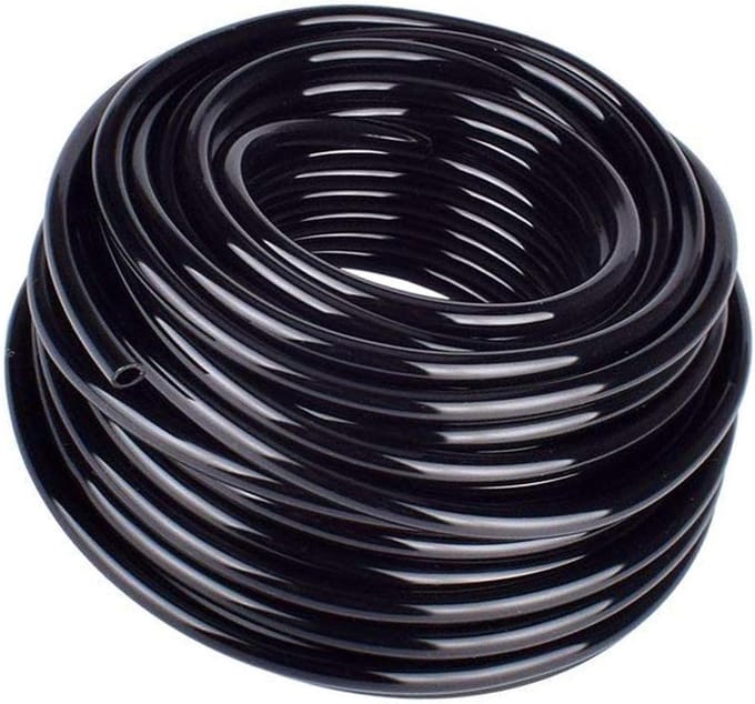 Druppelslang Tuin - Irrigatieslang Microsproeiers - Efficiënte Tuinirrigatie - Hogedruk Polyethyleen - 50 meter - Zwart