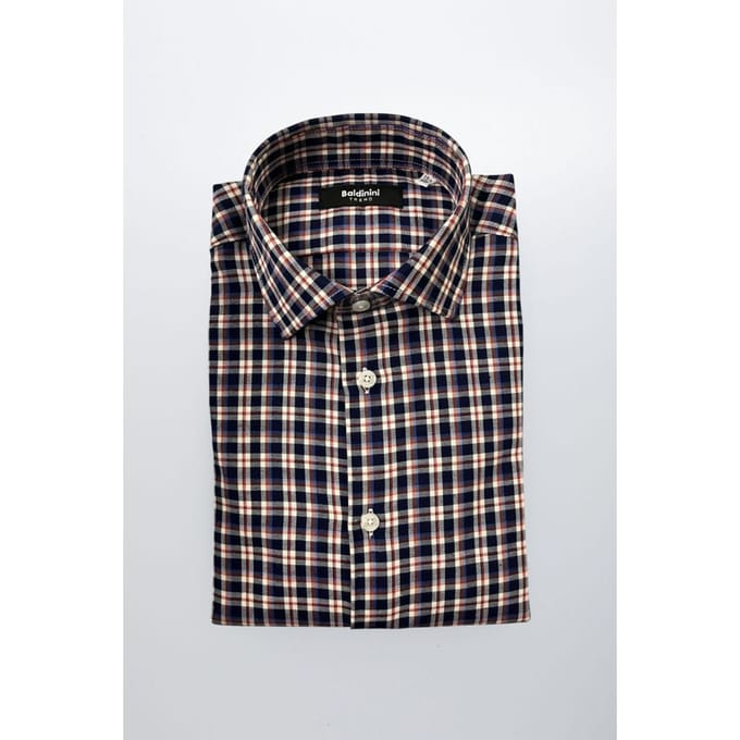 Baldinini Trend Multicolor Katoenen Mannen Shirt