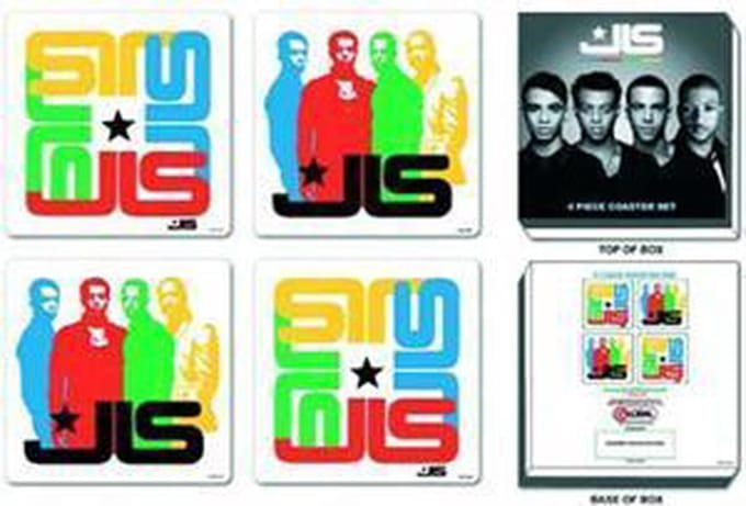 JLS - Mixed - onderzetters - set van 4