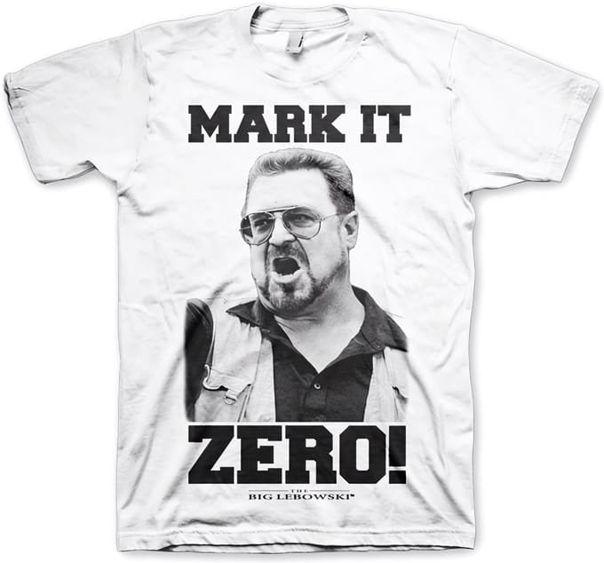 The Big Lebowski Heren Tshirt -XL- Mark It Zero Wit