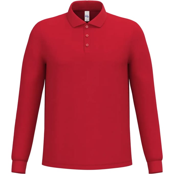 Polo met lange mouwen iDeal Basic Brand