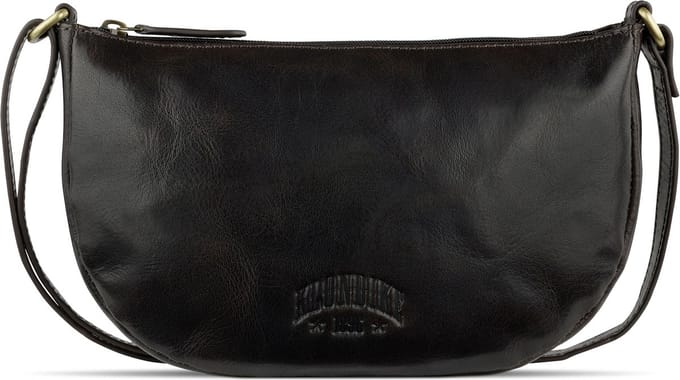 KLONDIKE 1896 Leren Schoudertas Mountain Gina Shoulderbag Black Zwart