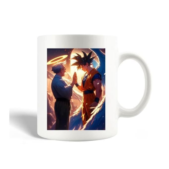 mok - Akira Toriyama - Son Goku - Keramiek - Wit - Hedendaags Ontwerp wit