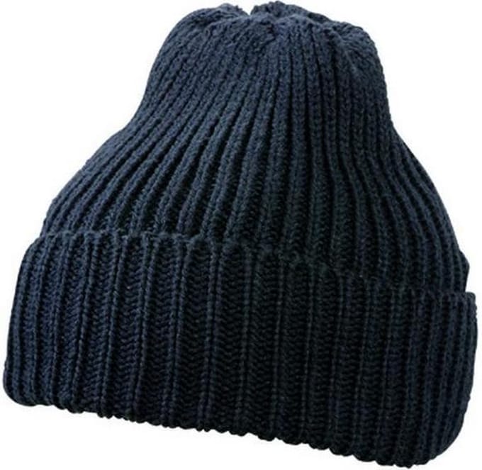Myrtle Beach - Unisex Warm Gebreide Muts (Navy)