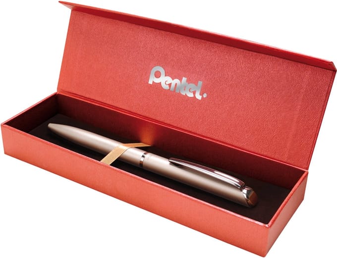 pentel energel gel-rollerpen hi-class champagner