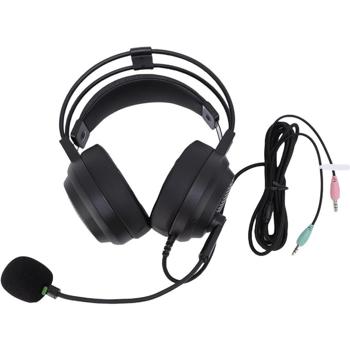 Over-Ear Koptelefoon Adaptieve Dubbele Balkstructuur Comfortabele Bedrade Headset met Microfoon voor