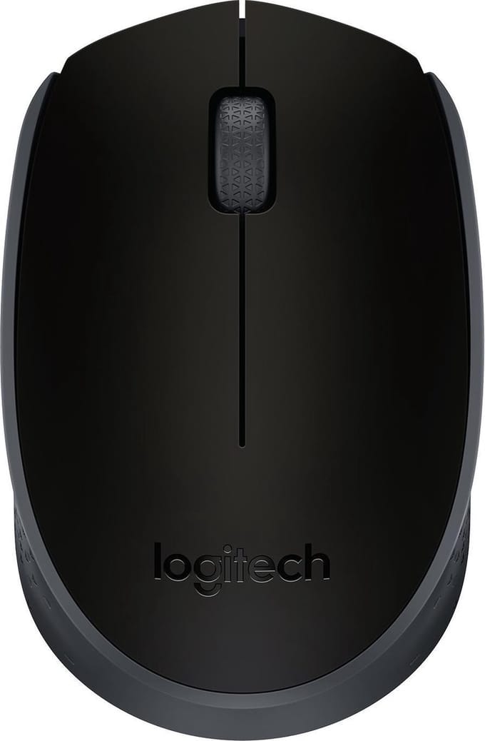 Logitech M171 - Draadloze Muis - Geschikt voor PC/Mac - Inclusief USB Mini Receiver - Zwart