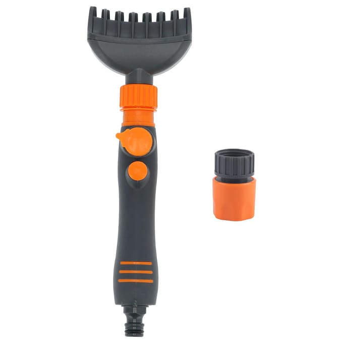 Handheld Filterpatroon Reiniger Draagbaar Zwembadfilter Schoonmaakborstel Gereedschap orange