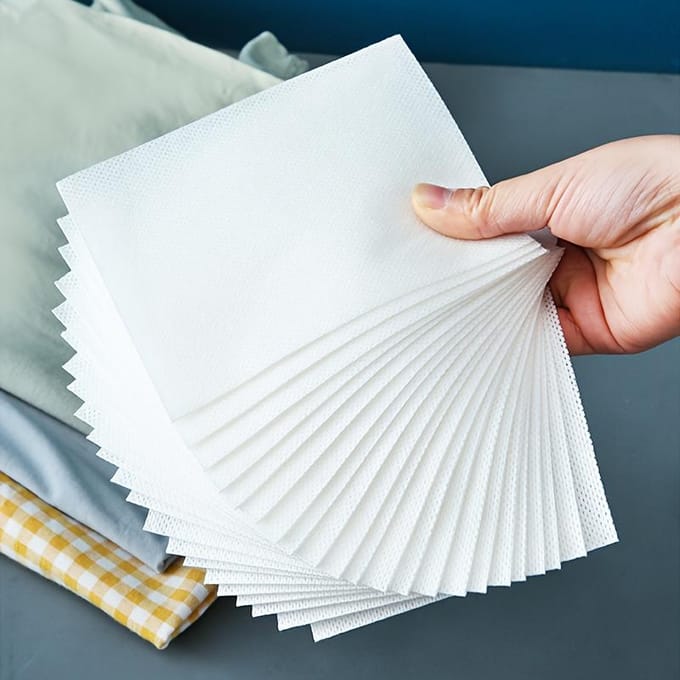 100 stuks Kleurvanger Wasmachinevellen Kleurvanger & Anti-Transfer Waspapier, Voor Gemengde Wassen white