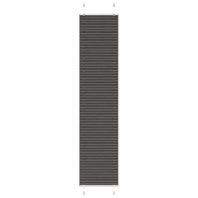 vidaXL - Plissé - rolgordijn - 40x200 - cm - stofbreedte - 39,4 - cm - polyester - zwart