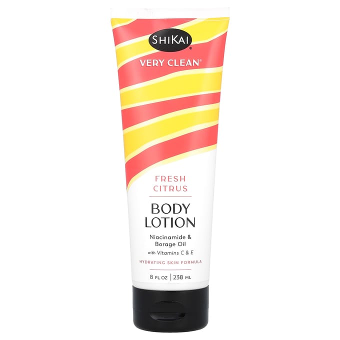 Zeer Schoon, Bodylotion, Fris Citrus, 238Ml(8 fl oz) yellow