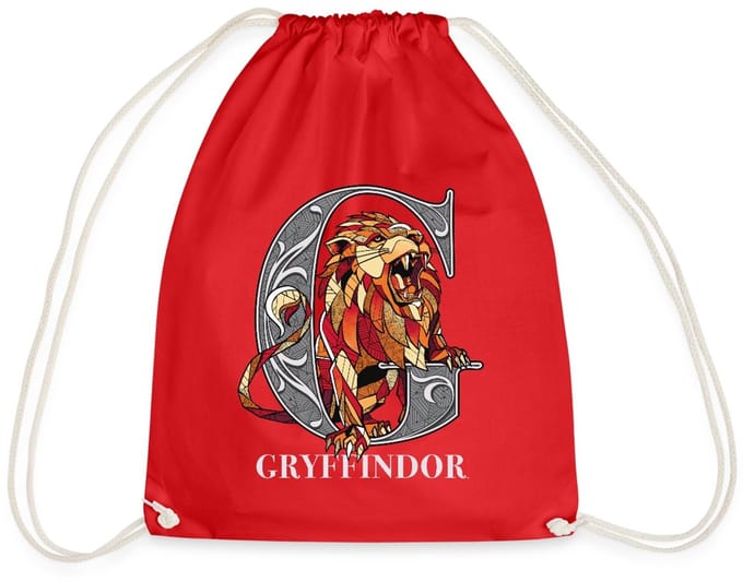 Harry Potter Gryffindor Coat of Arms Monochrome Gymtas
