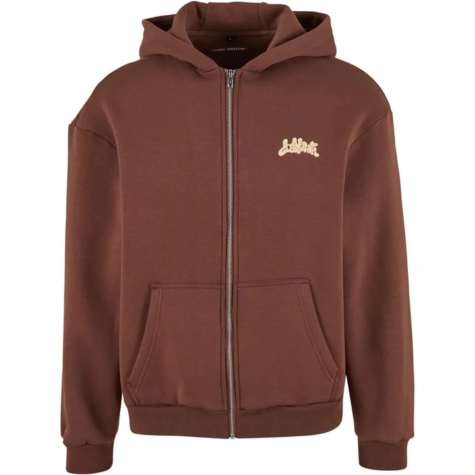 Hooded sweatshirt met rits Lost Youth Western Motel