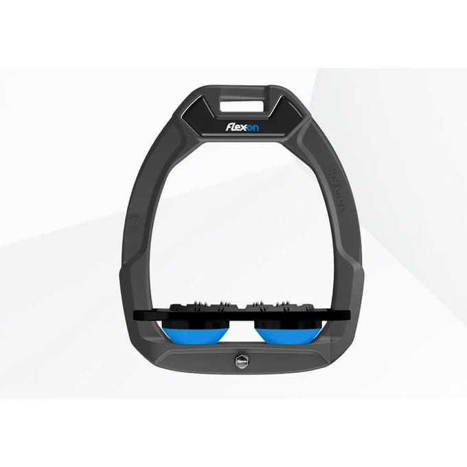 Plat Ultra Grip Veiligheidsbeugels Grafiet/Zwart/Blauw Flex-On Safe-On