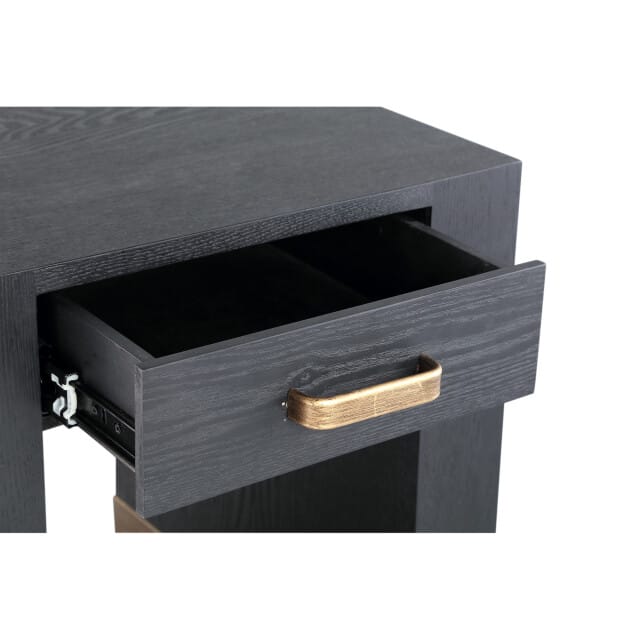 PTMD - Bijzettafel Tiess - Zwart - 45x45x50cm