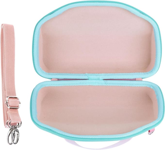 Draagbare Hard Case voor Charge 6 Bluetooth Speaker, Bescherming en Stijl in Roze en Mintgroen