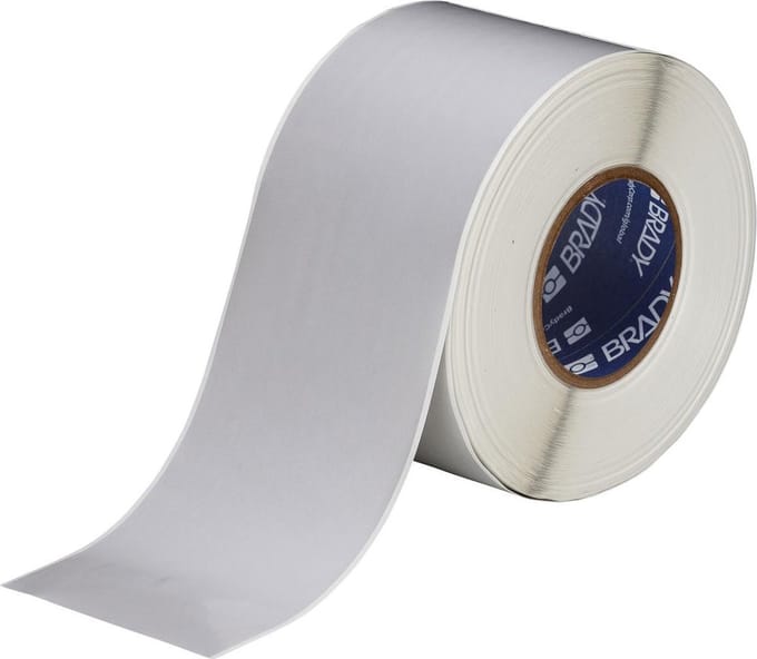 Brady THT-107-413 label polyester mat zilver 101,60 mm x 91,44 m (origineel)